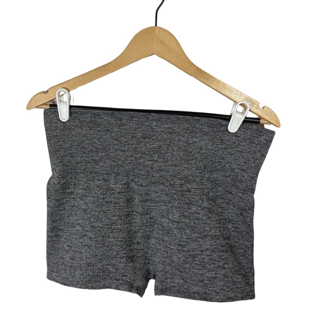 Colsie Gray Ribbed High-Waist Lounge Shorts Women’s XL